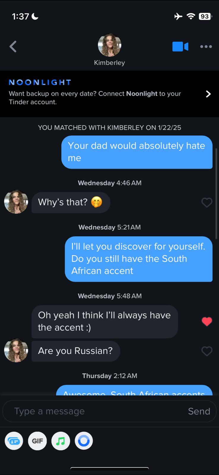 best tinder opener example