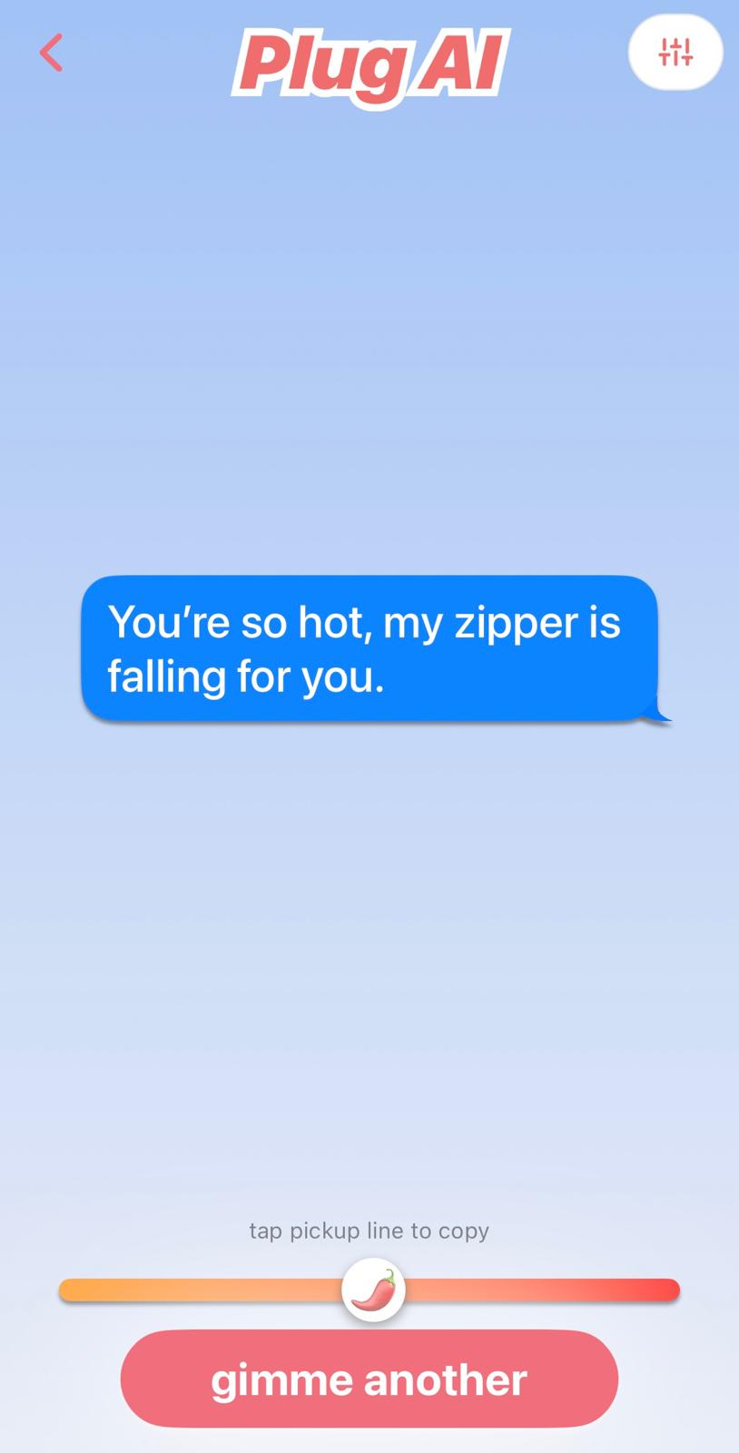 Plug AI pick up line