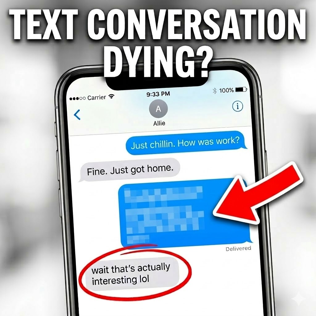how to keep a text conversation going
